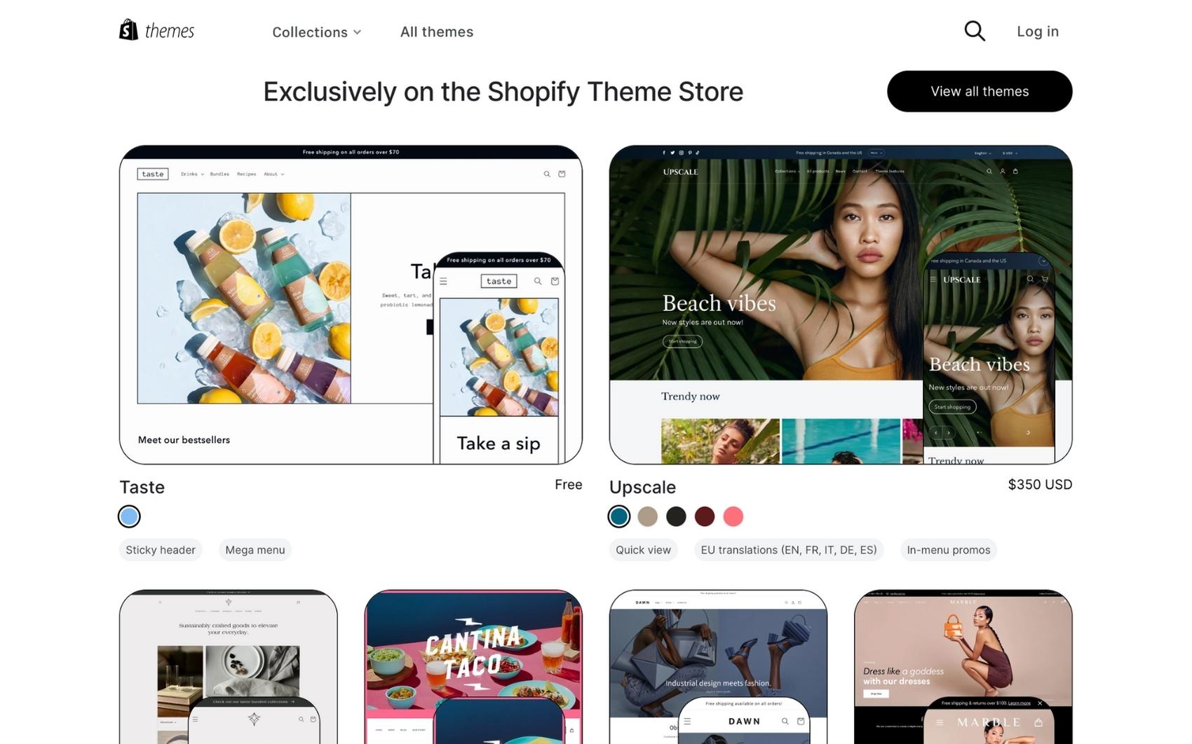 choosing a theme